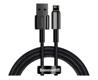 Baseus Tungsten kabel USB - Lightning 2,4 A 1 m czarny CALWJ-01 - 1502162 - zdjęcie 1